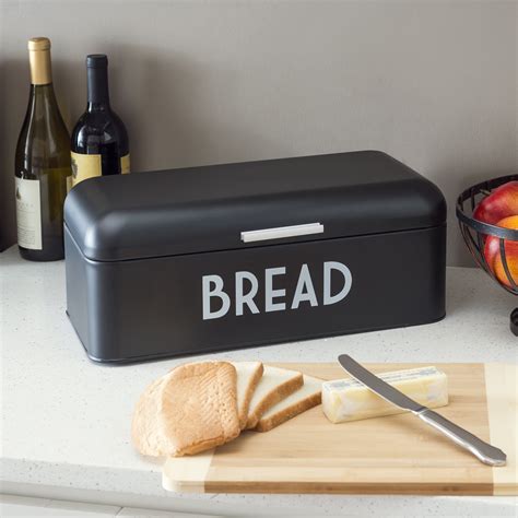 hartsock metal bread box|bread box with lid.